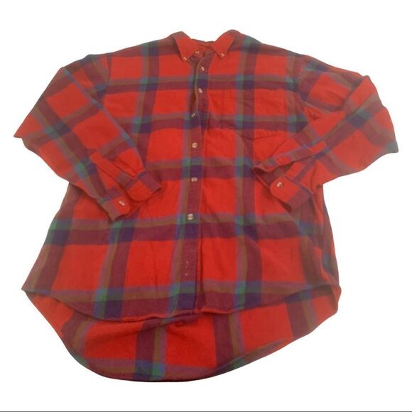 Vintage American Eagle Flannel Top - Picture 1 of 6